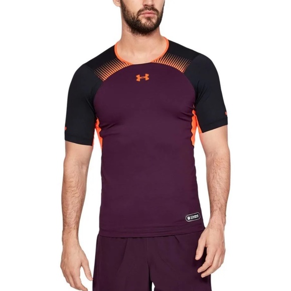 Under Armour  NFL Combine Event Compression T-Shirt - Purple/Black, L / XL - Picture 1 of 7
